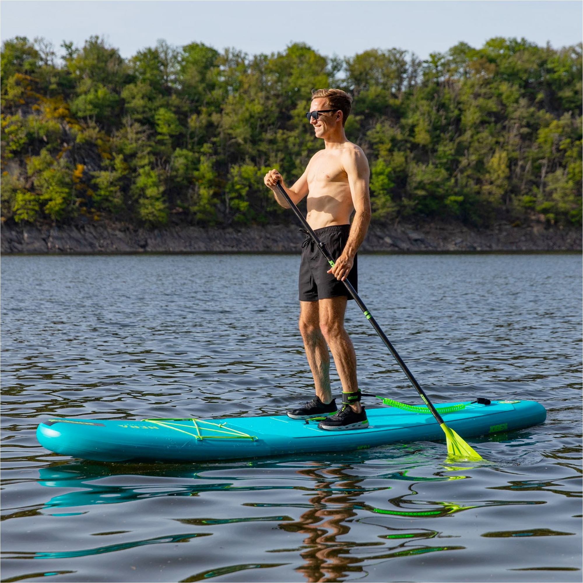 2026 Jobe Aero Nera SUP Lite Board 10.6-pakke 486425011 - Turquoise /grøn